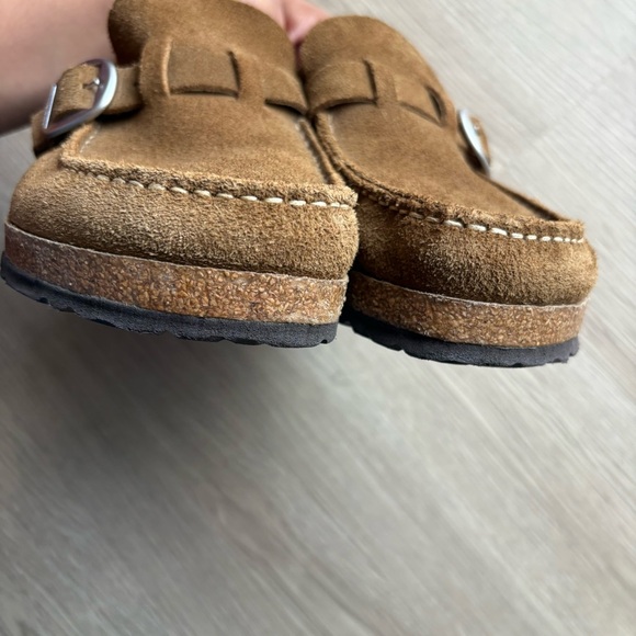 Womens Brown Suede Buckley Birkenstocks - Picture 3 of 5
